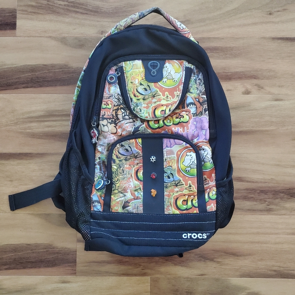 CROC Backpack and 6 Jibbitz Charms